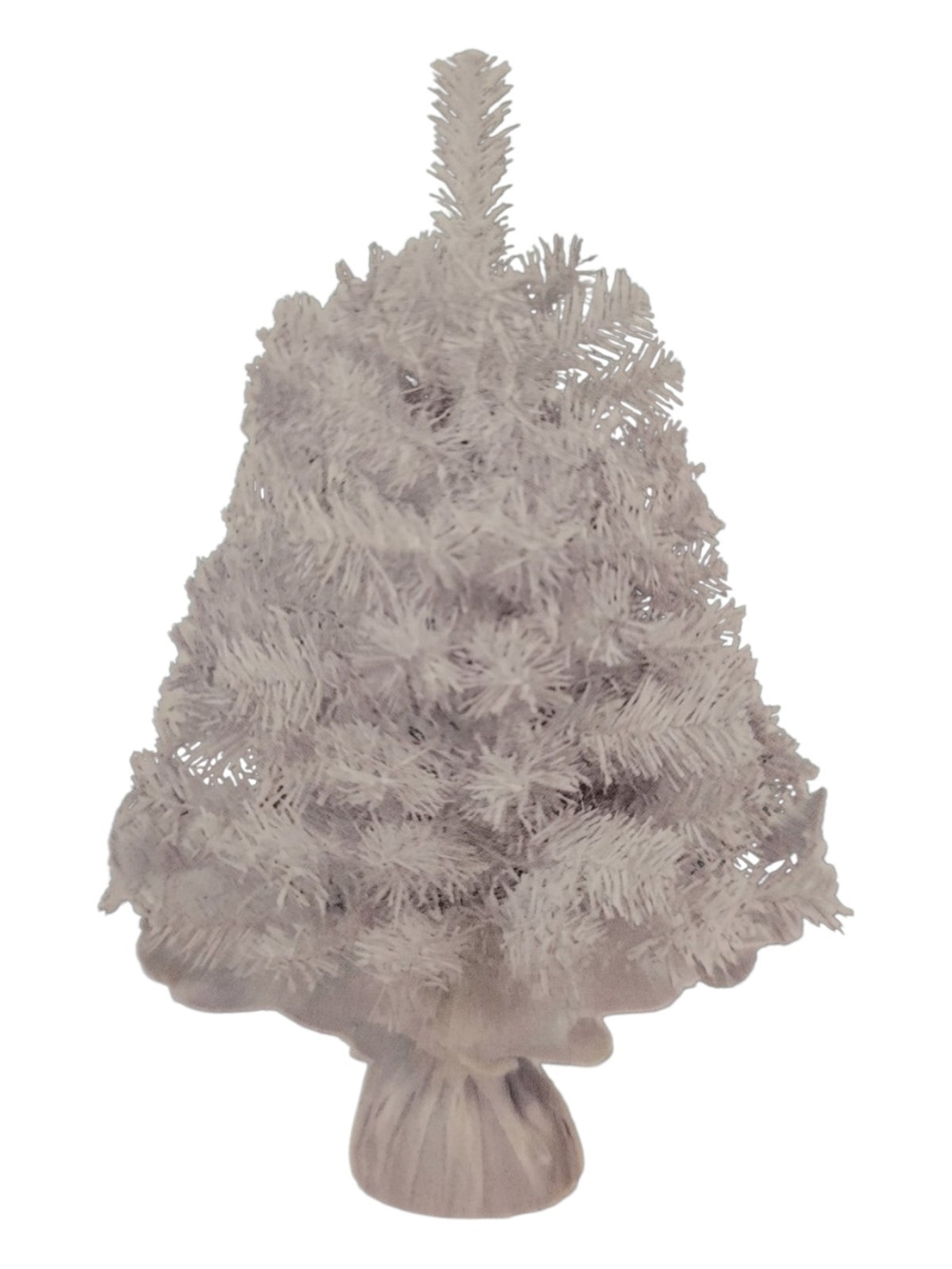 3 FT. White Evergreen Mini Artificial Christmas Tree. NWT.
